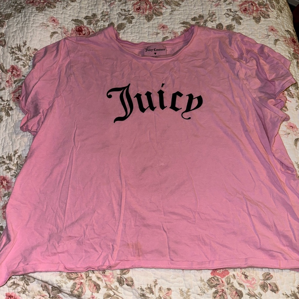 Juicy Couture pink top plus size 3X